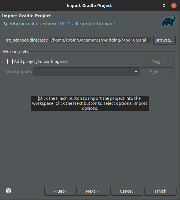 importation du projet Gradle sous Eclipse